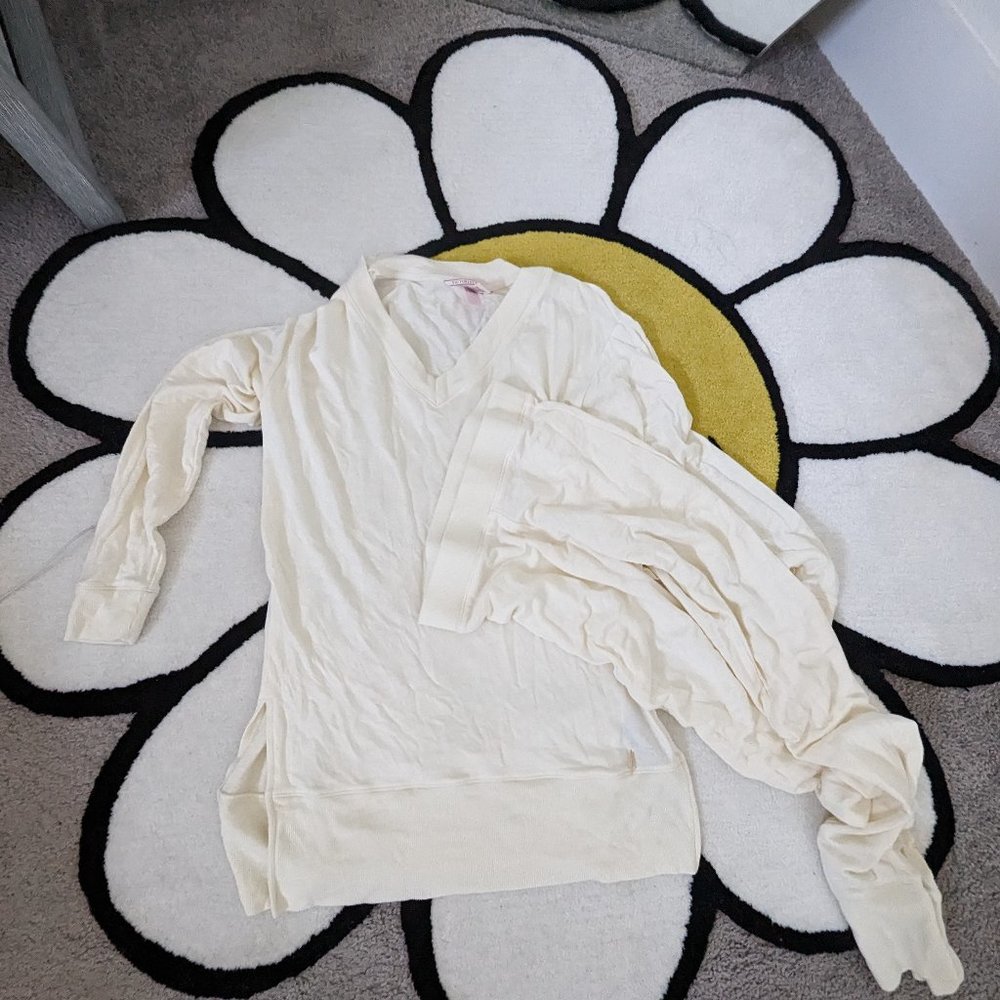 Victoria secret pajama set xs white